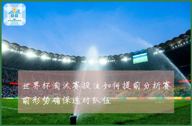 世界杯淘汰赛投注如何提前分析赛前形势确保选对队伍