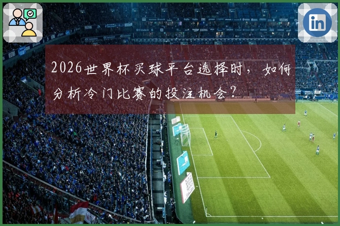 2026世界杯买球平台选择时，如何分析冷门比赛的投注机会？